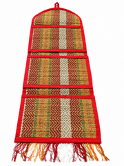Bell Shaped Wall Hanging Multi Design - Red