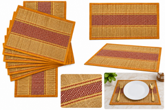 Runner With 6 Table Mats - Yellow