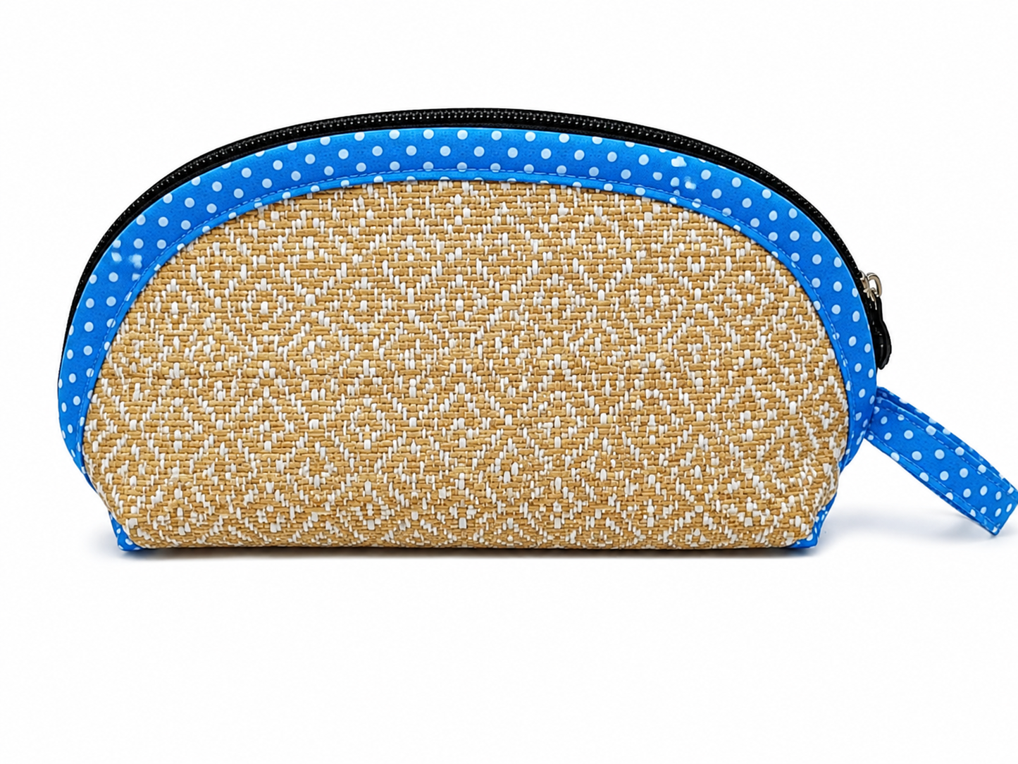 Pen And Pencil Pouch Bag - Light Blue Dots
