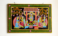 Beautiful Tikuli Art Women's Motif Wall Hanging