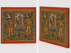Princess In The Dholi Madhubani Painting