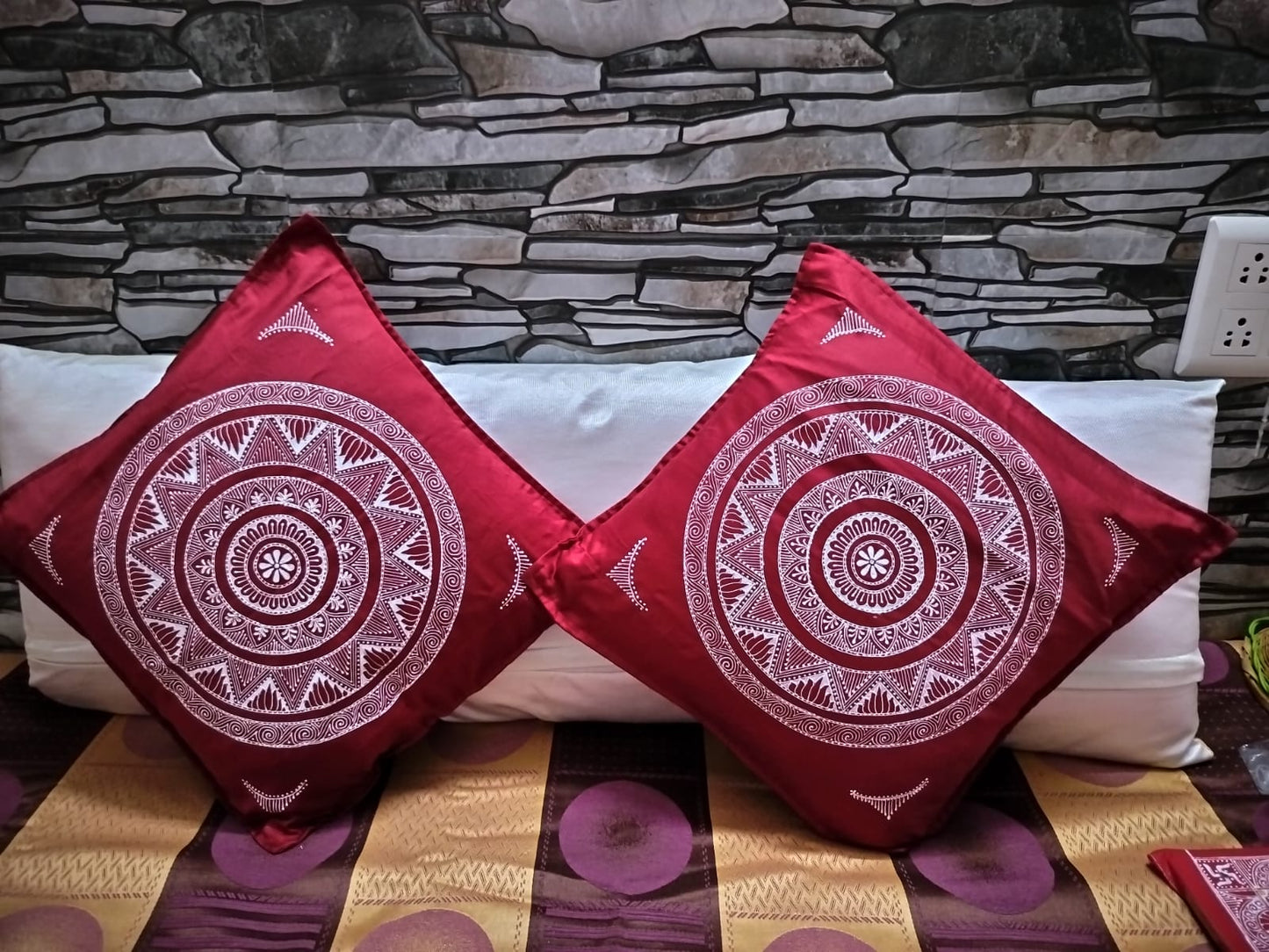 Maroon Kushan Cover
