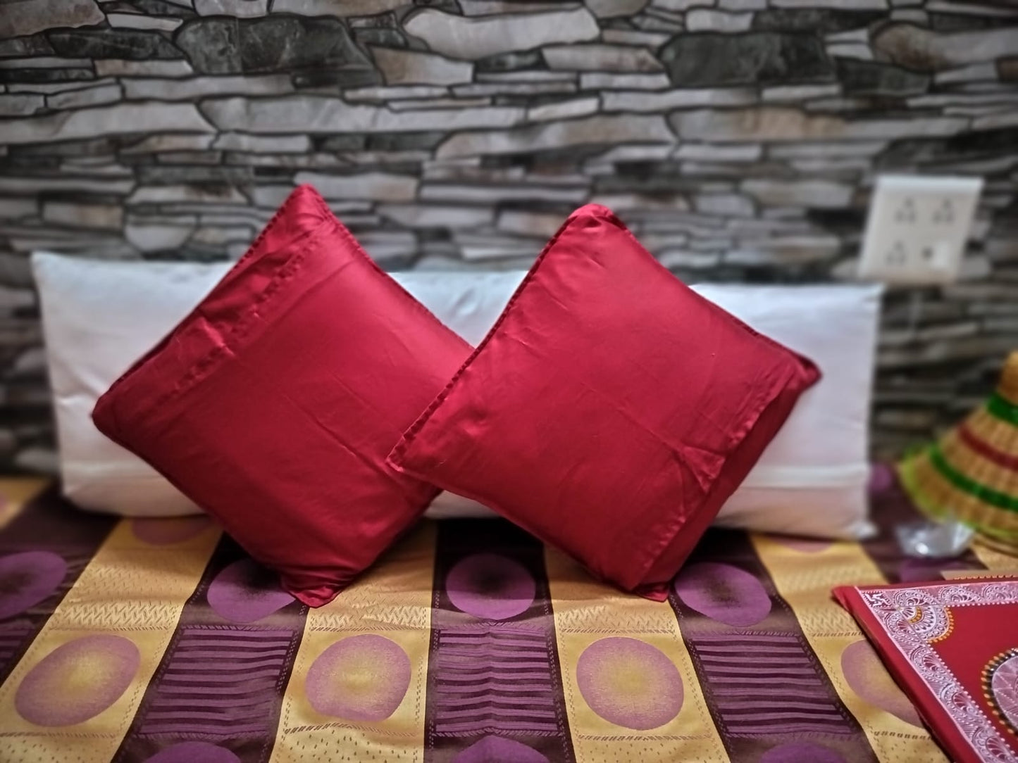 Maroon Kushan Cover