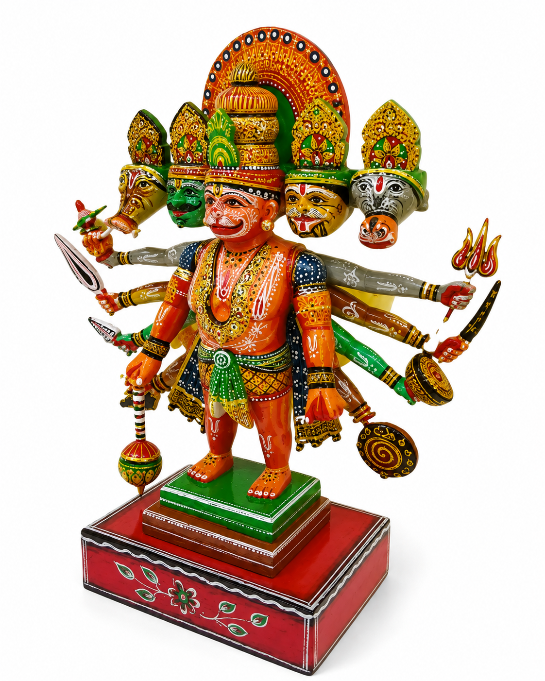 Panchamukhi Hanuman With Ten Hands(14 inch)
