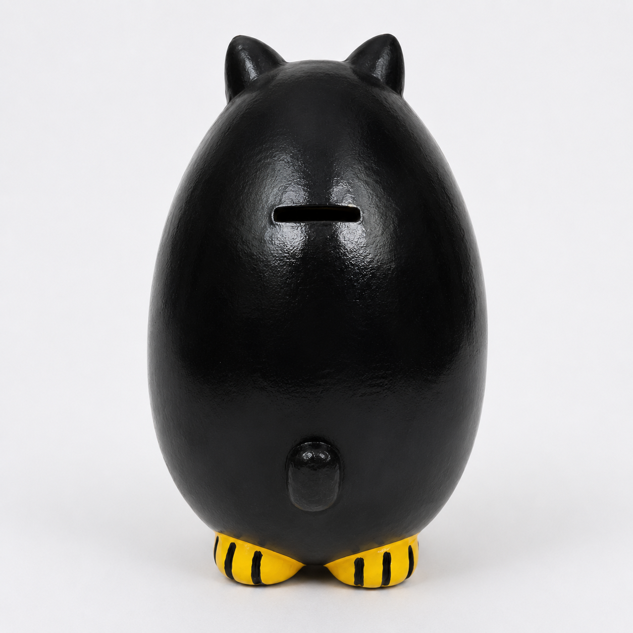 Handmade Beautiful Black Pottery of Nizamabad Owl Shape Money Bank/ Gullakh