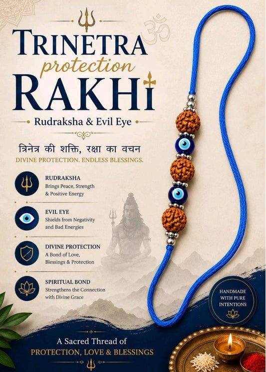 AGATES TRINETRA PROTECTION RAKHI
