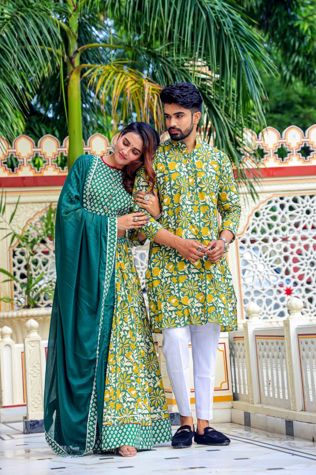 Festival Special Couple Dress Collection Chaniya Choli & Kurta Pajama