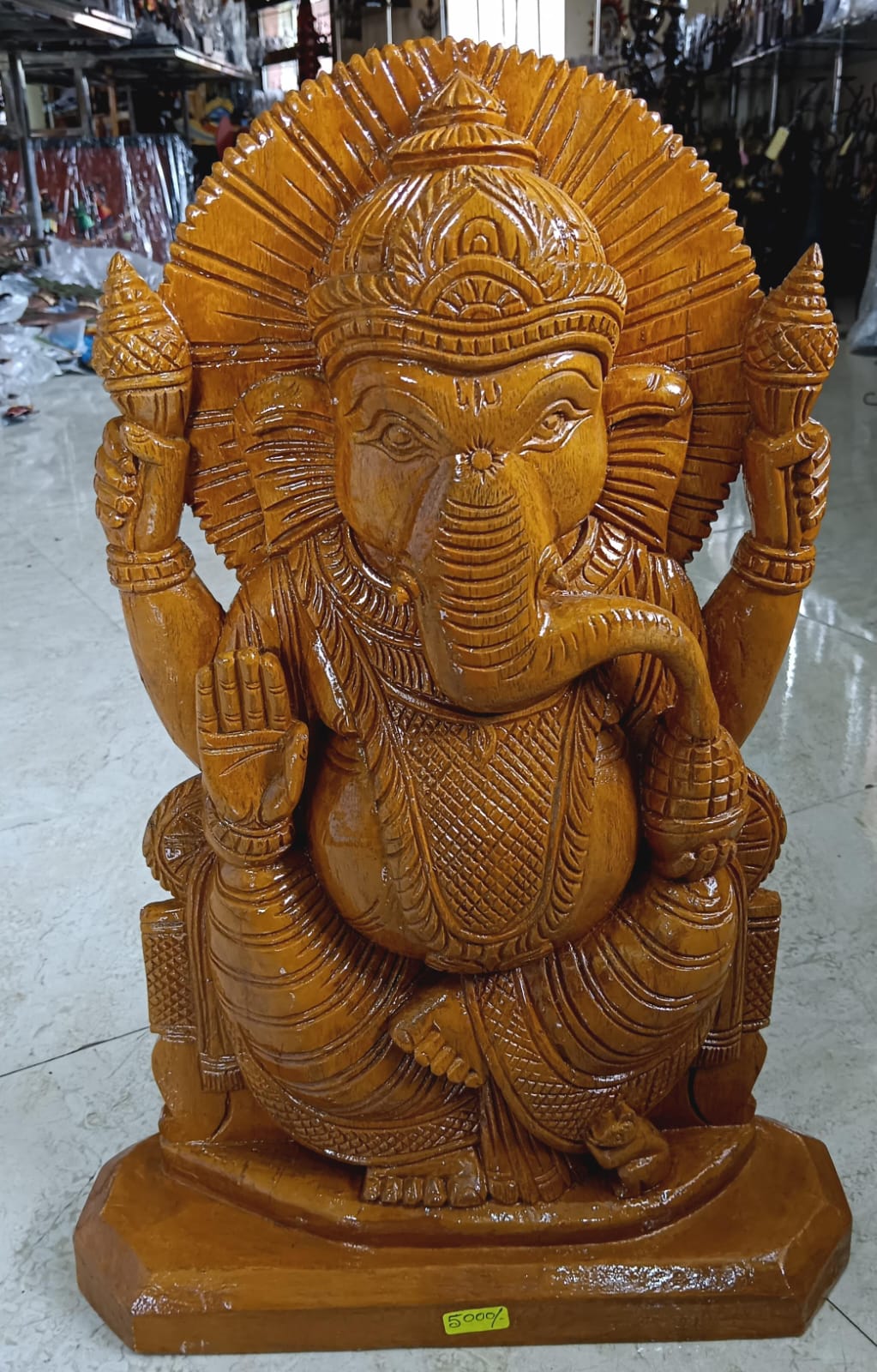 Ganesha Baster Wooden Craft