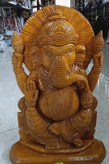 Ganesha Baster Wooden Craft