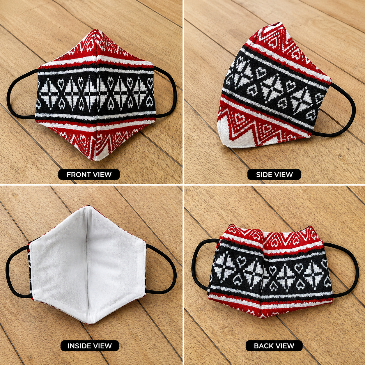 Toda Embroidered Cotton Face Mask - Washable and Reusable