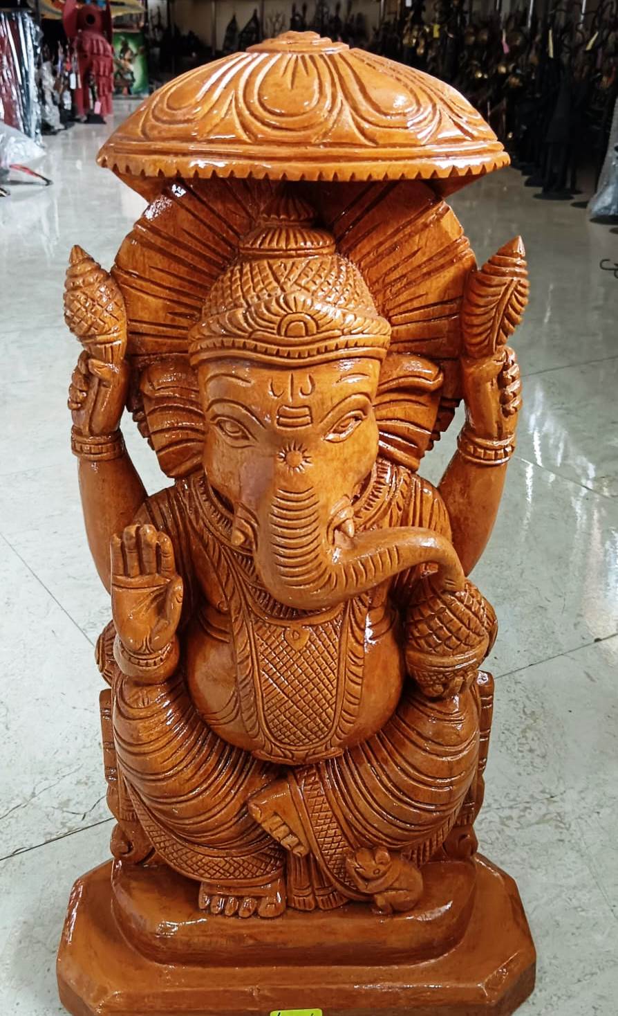 Ganesha Baster Wooden Craft