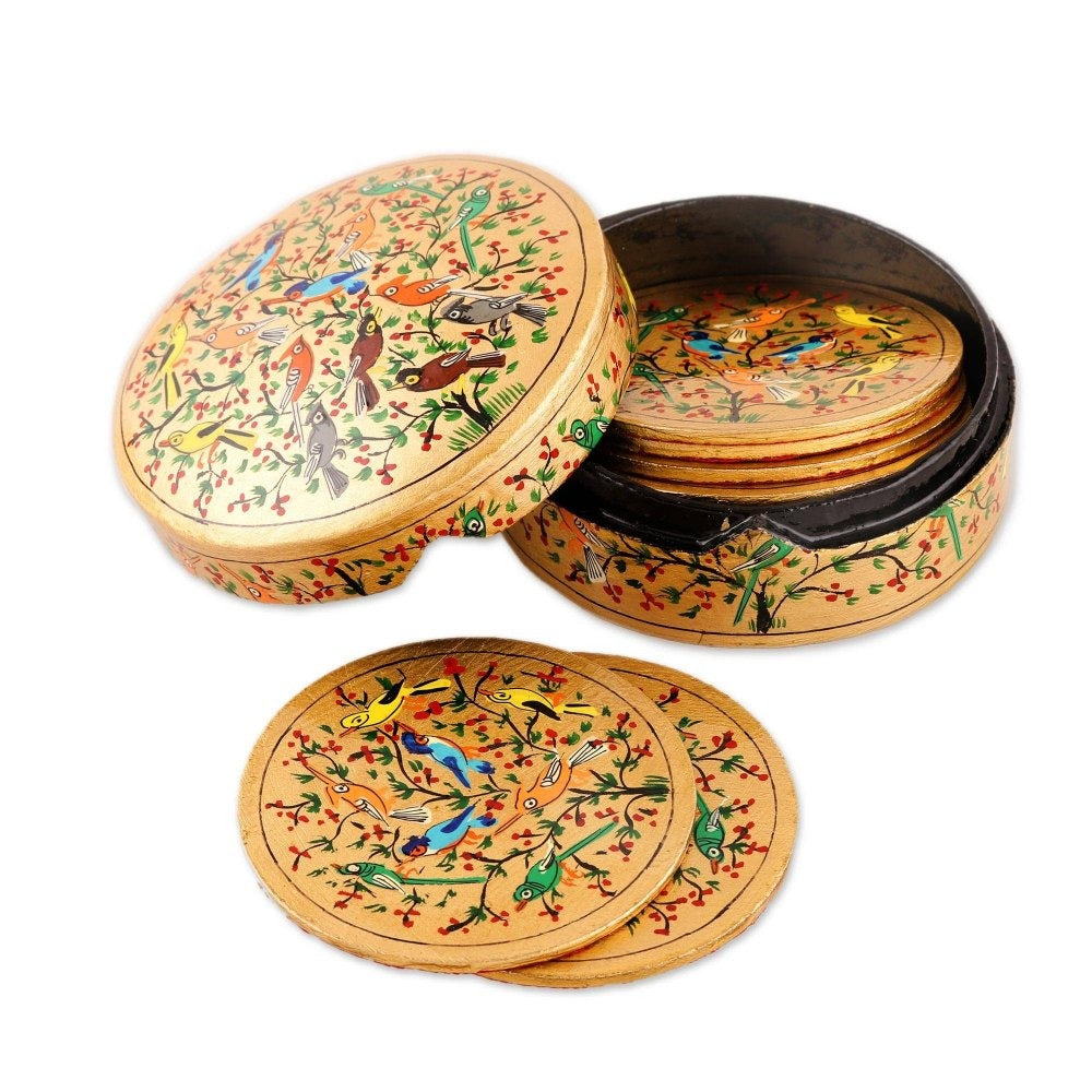 Kashmir Paper Machie Coaster Set