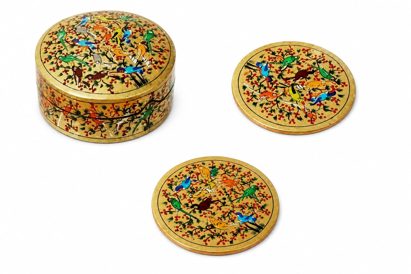 Kashmir Paper Machie Coaster Set