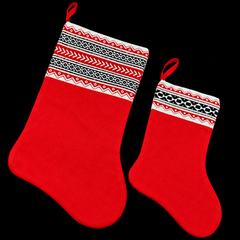 Eco-friendly Made Toda Embroidered X-Mas Socks