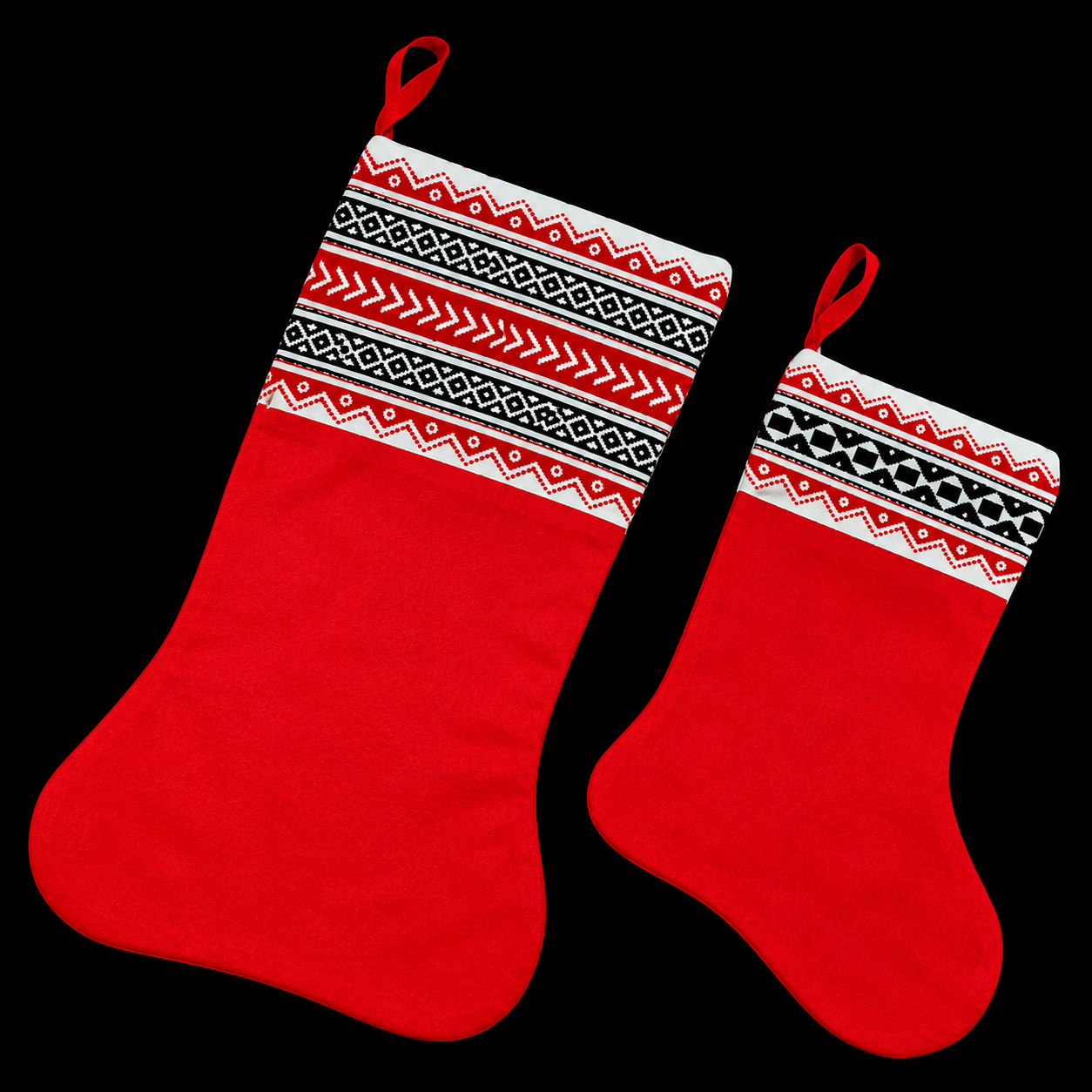 Eco-friendly Made Toda Embroidered X-Mas Socks