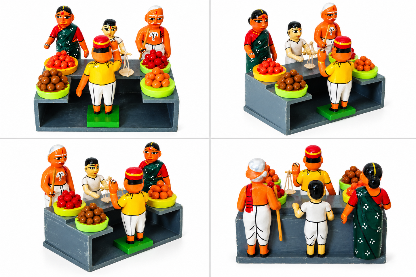 Handicraft Kondapalli Bommallu Toy Vegetables Selling Scene
