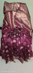 Beautiful Mulberry Kosa Silk Saree