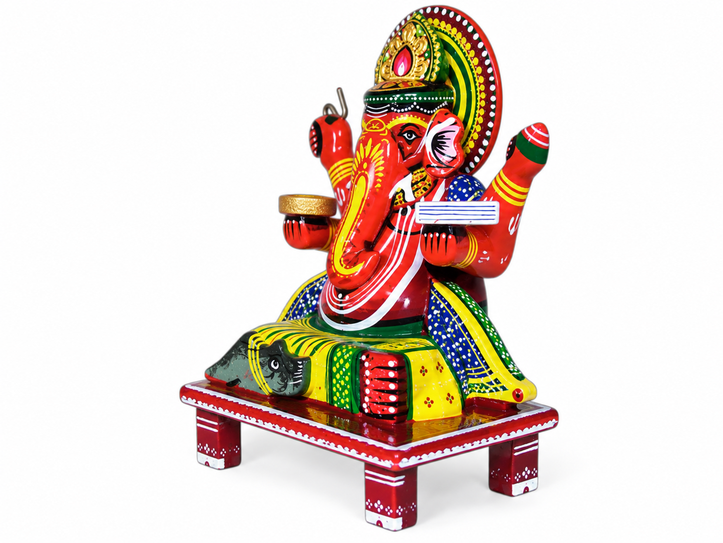 Chauki Ganesh Wooden Piece