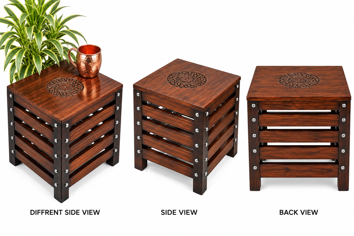 Wooden Handmade Beautiful Stool