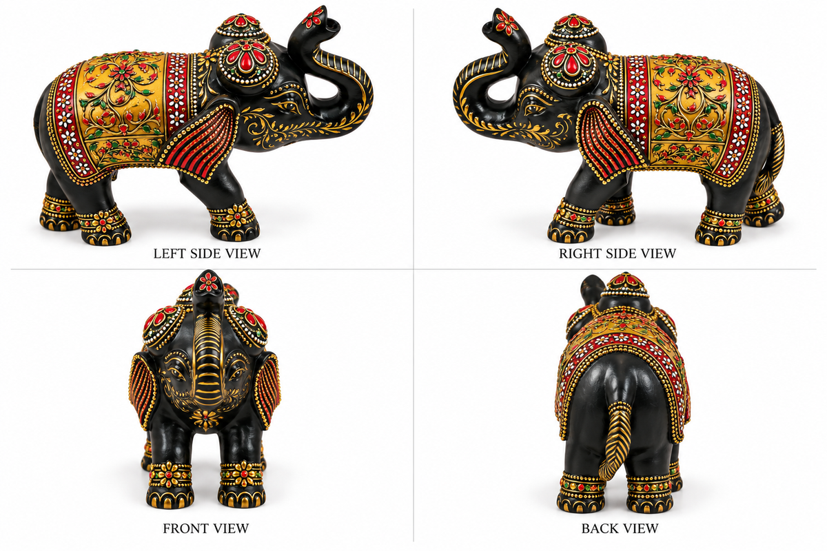 Wood Carved Elephant