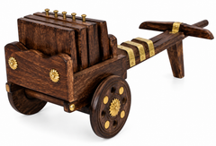 Wooden Miniature Bullock Cart
