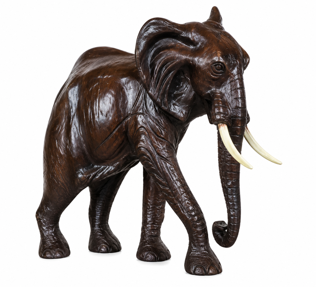 Leather Trunk Down Elephant