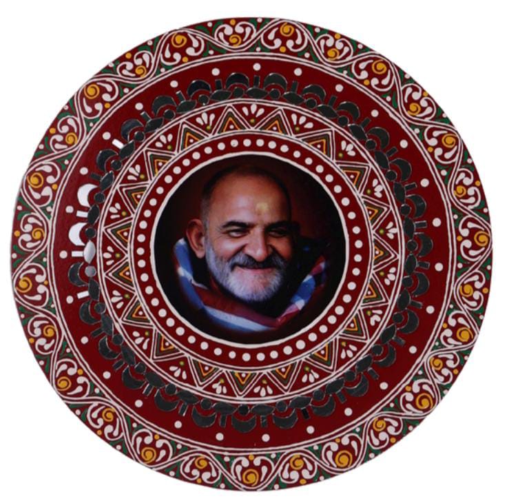Round Babaji Aipan Wall Art
