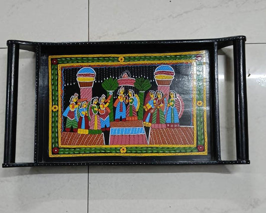 Beautiful Tikuli Art Tray Style 1