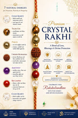 Agates Crystal Rakhi