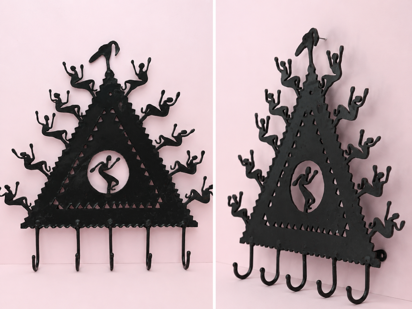 Wall Hanging in Triangle Shape Key Holder