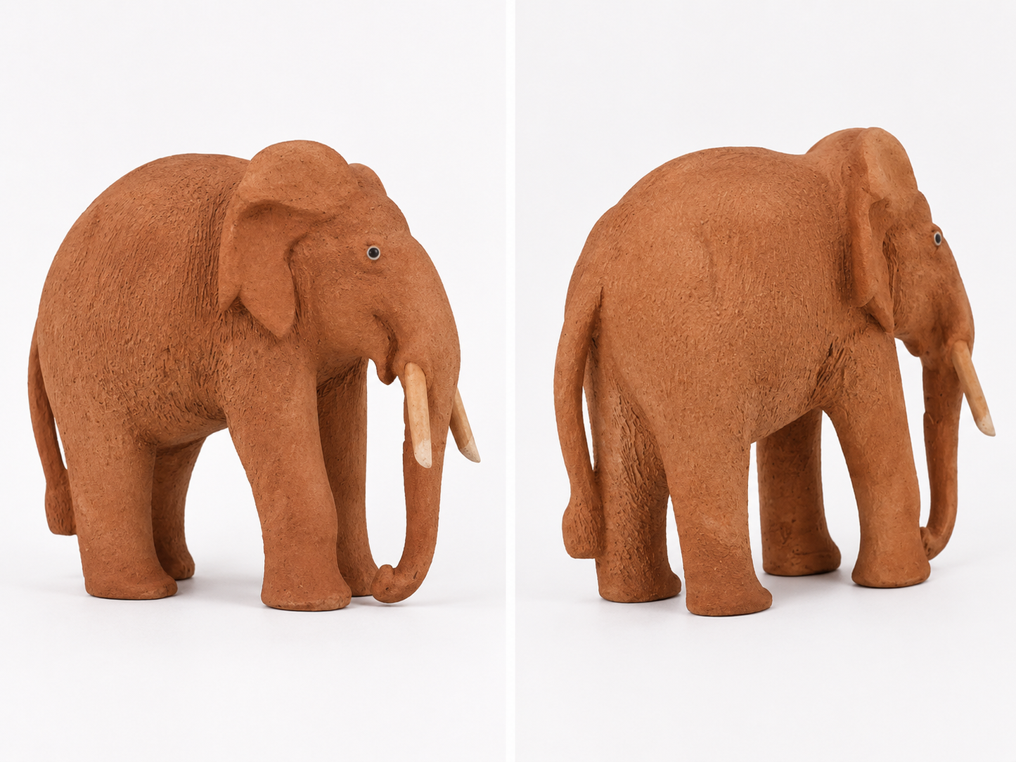 Elephant Showpiece Coconut Shell Craft