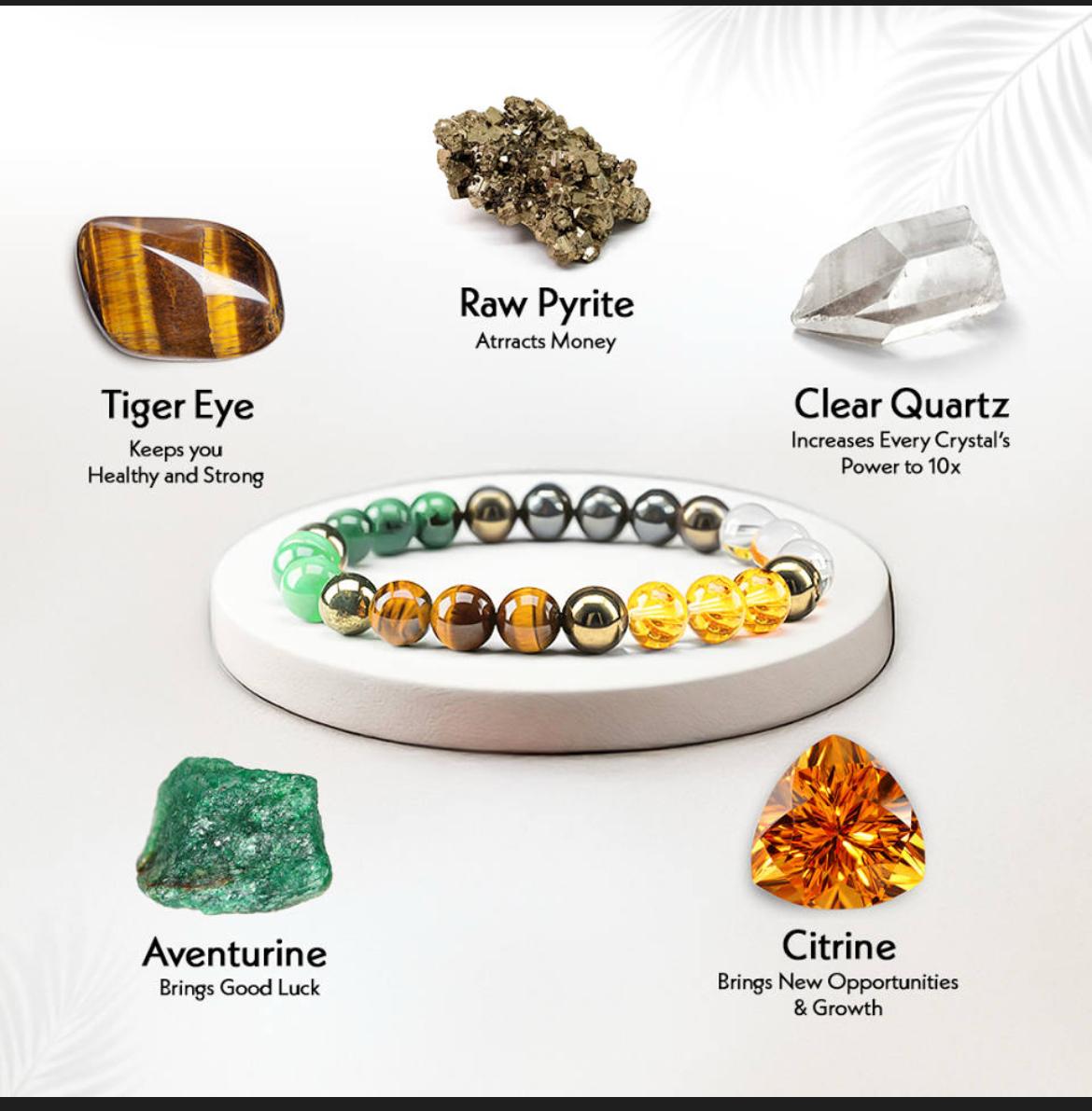 AGATES NATURAL STONE BRACELET