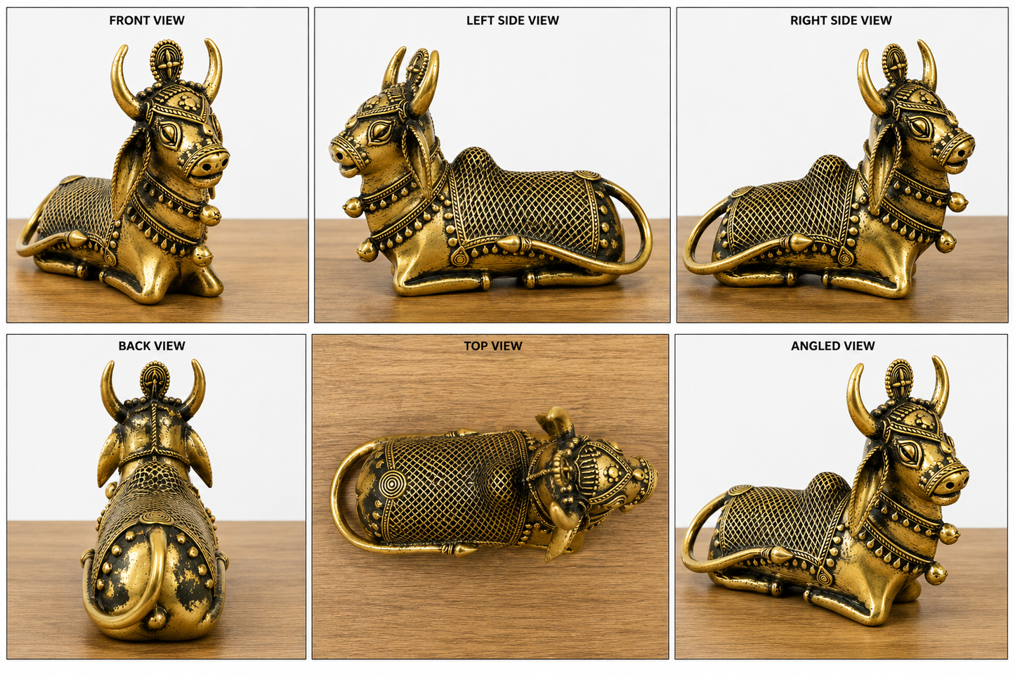 Nandi in Jali Art