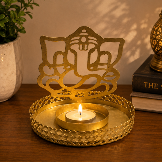 Ganeshji Iron Shadow Diya