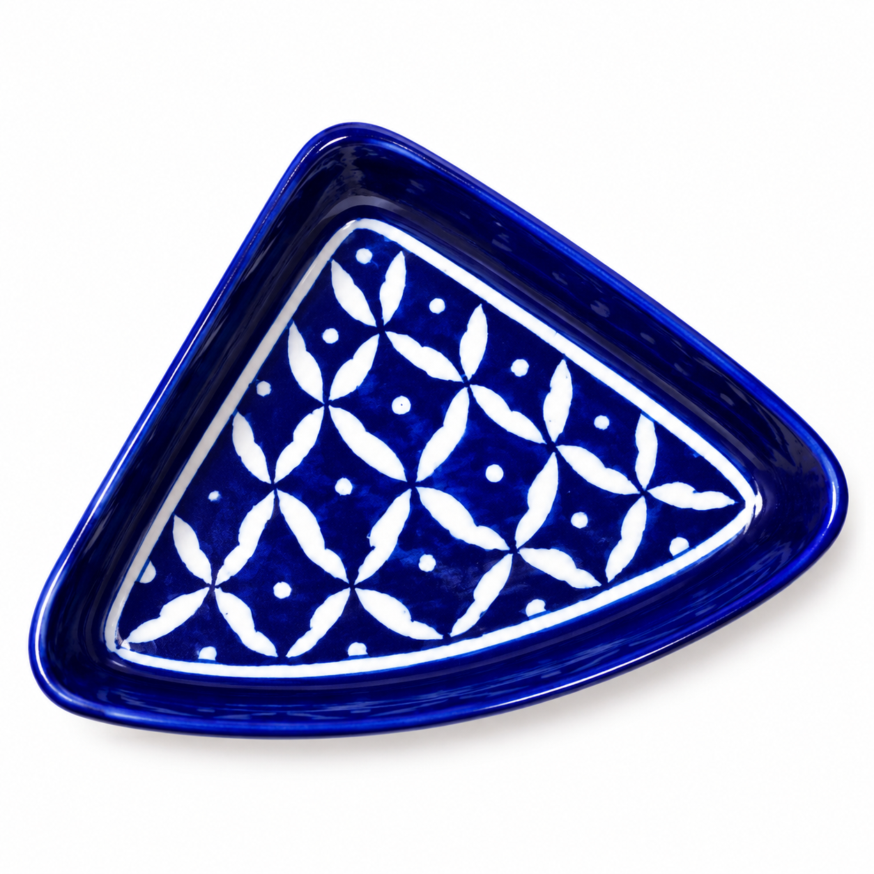 Dark Blue Triangle tray