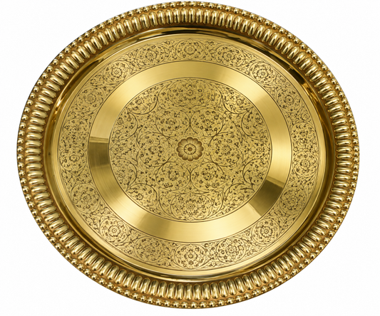 Plain Brass Plate (12 Inch)