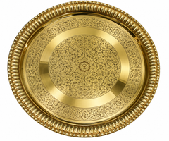 Plain Brass Plate (12 Inch)