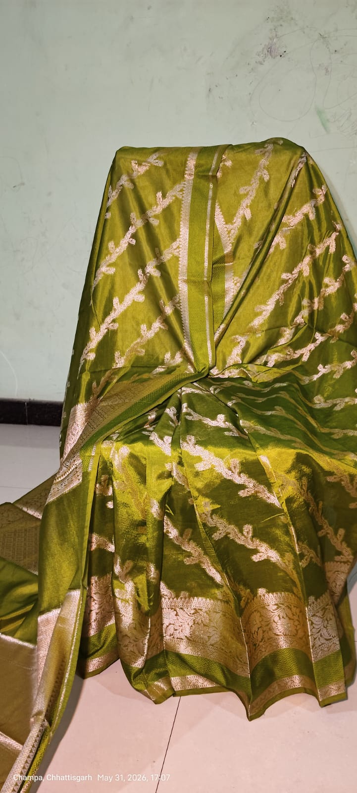 Beautiful Mulberry Kosa Silk Saree