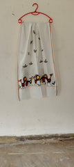 Sohrai Khovar Hand-Painted Gamcha Style 15