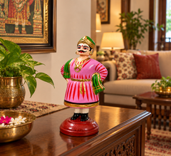 Thanjavur Dancing Raja doll - 13 inches