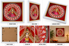 3D Devi With Boxed Frame