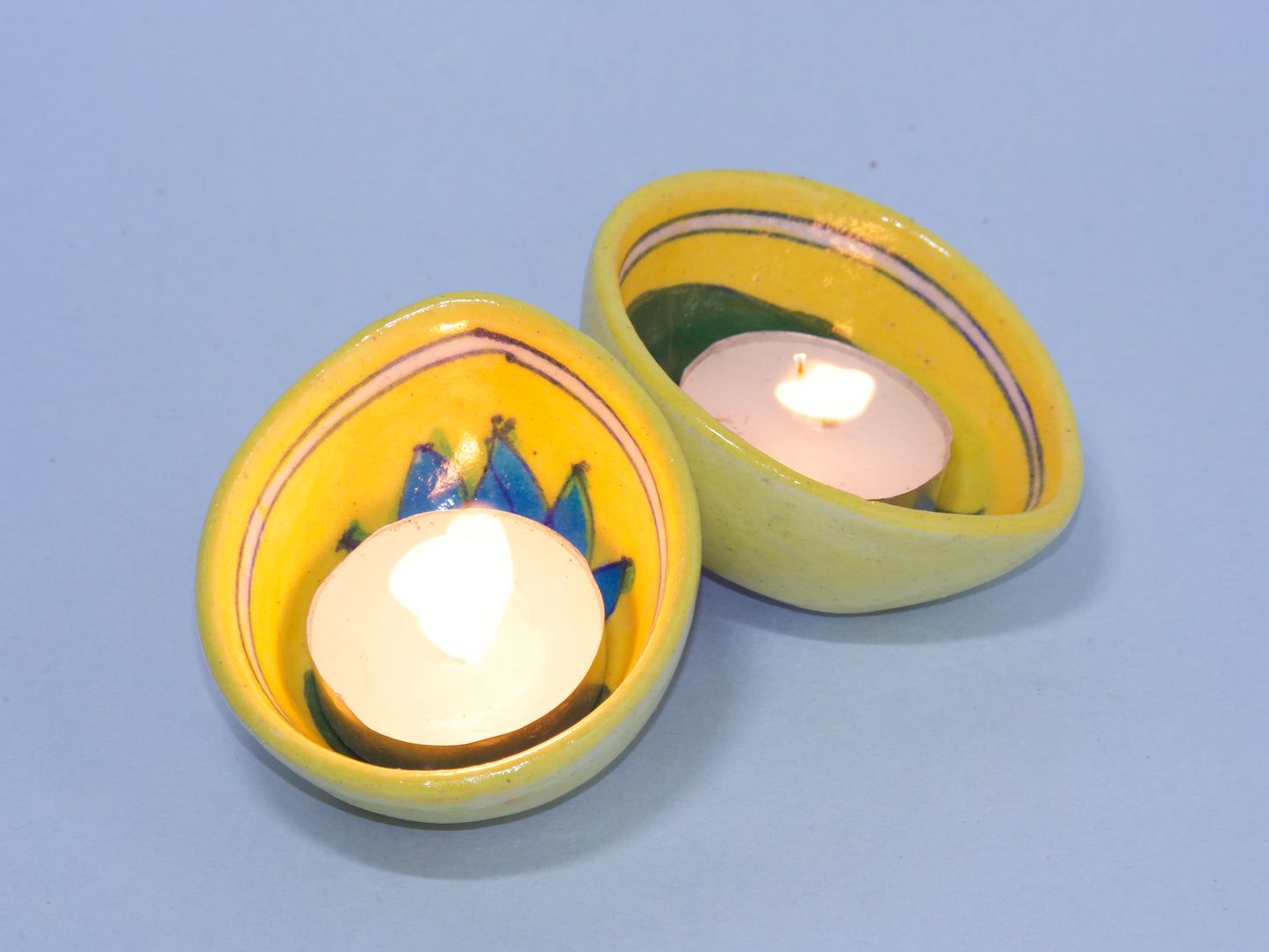 Jaipur Blue Pottery Bhaiya Bhabhi Rakhi Gift Hamper