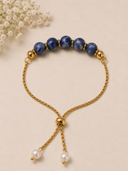BLUE SODALITE ADJUSTABLE BRACELET