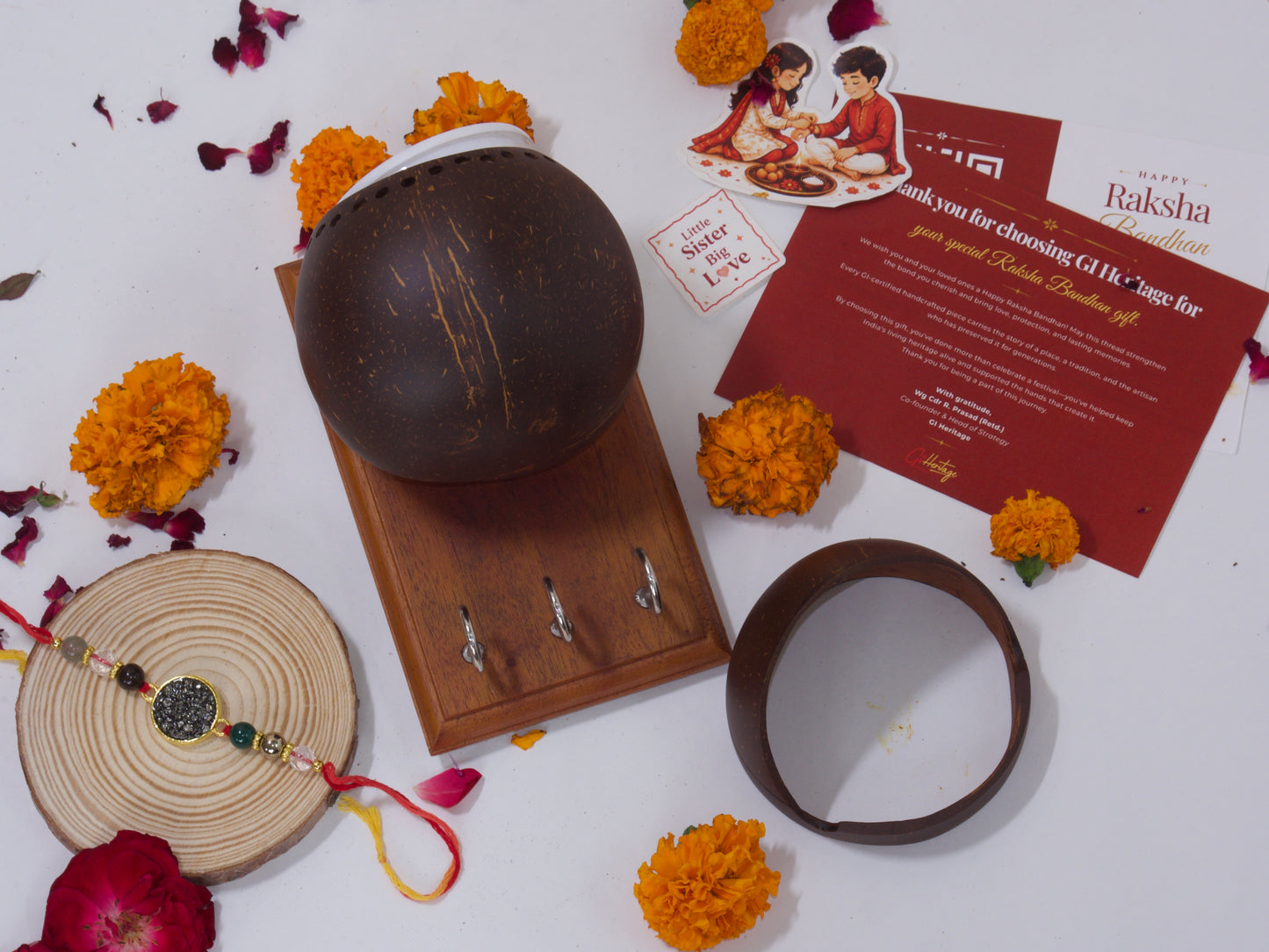 Coconut Shell Desk Duo Combo 4