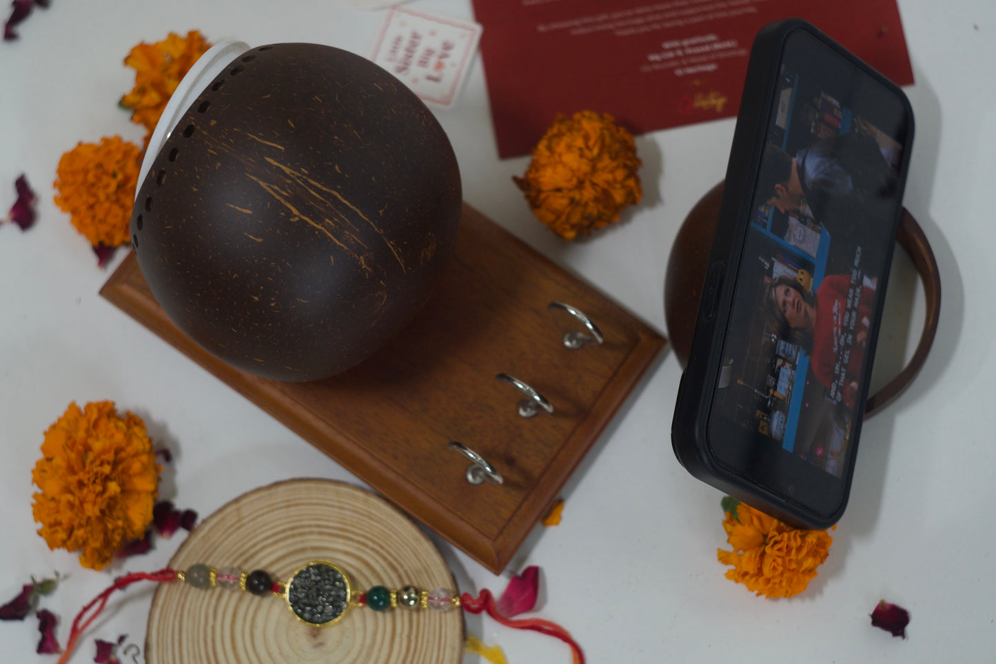 Coconut Shell Desk Duo Combo 4