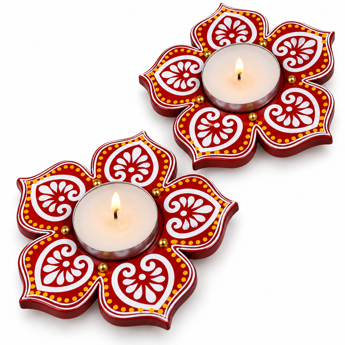 Floral Diwali Light Pair