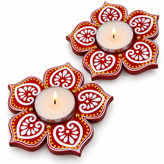 Floral Diwali Light Pair