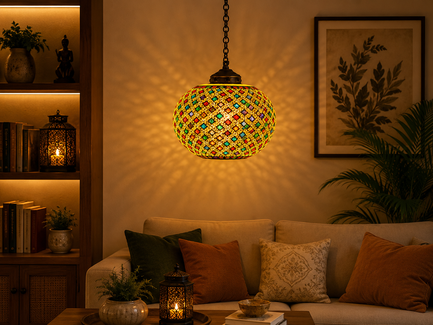 Hanging Lamp Glitter