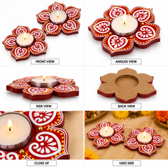 Floral Diwali Light Pair