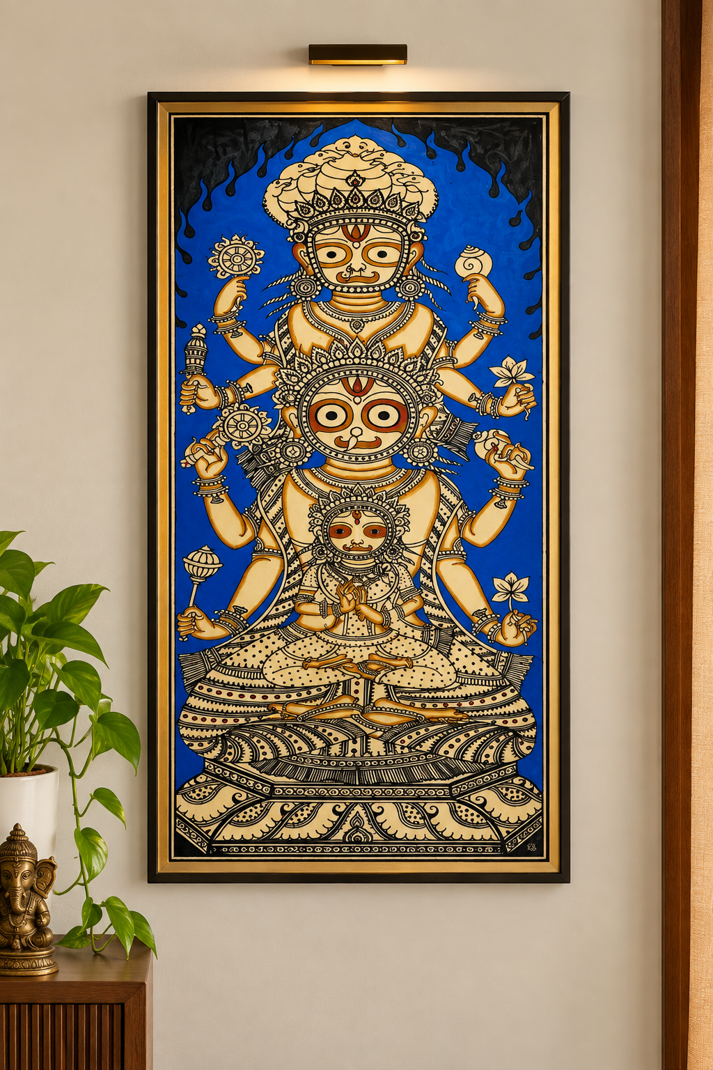 Beautiful Puri Jagannath Patchithra (15x6 inch)